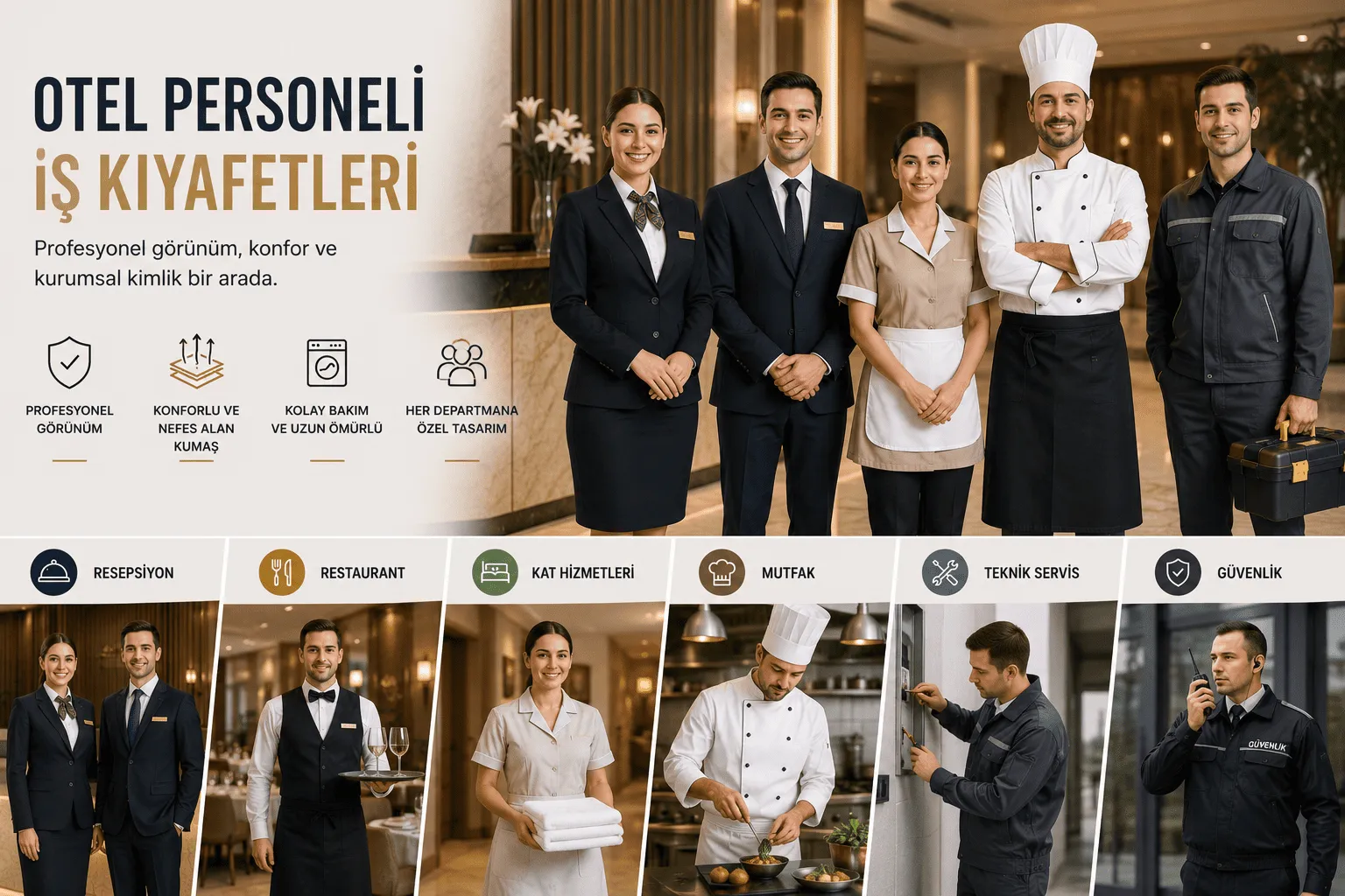 Otel Personeli İçin İş Kıyafeti Seçim Rehberi