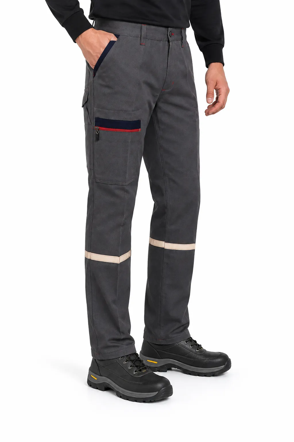GABARDİN FERMUARLI PANTOLON