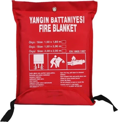 Karam KK1300 150X180 Çantalı Yangın Battaniyesi