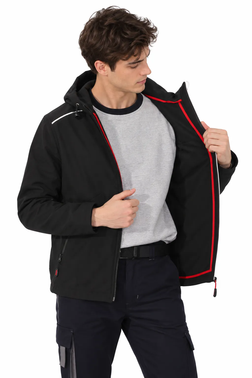 SOFTSHELL KAPÜŞONLU 2+1 MONT