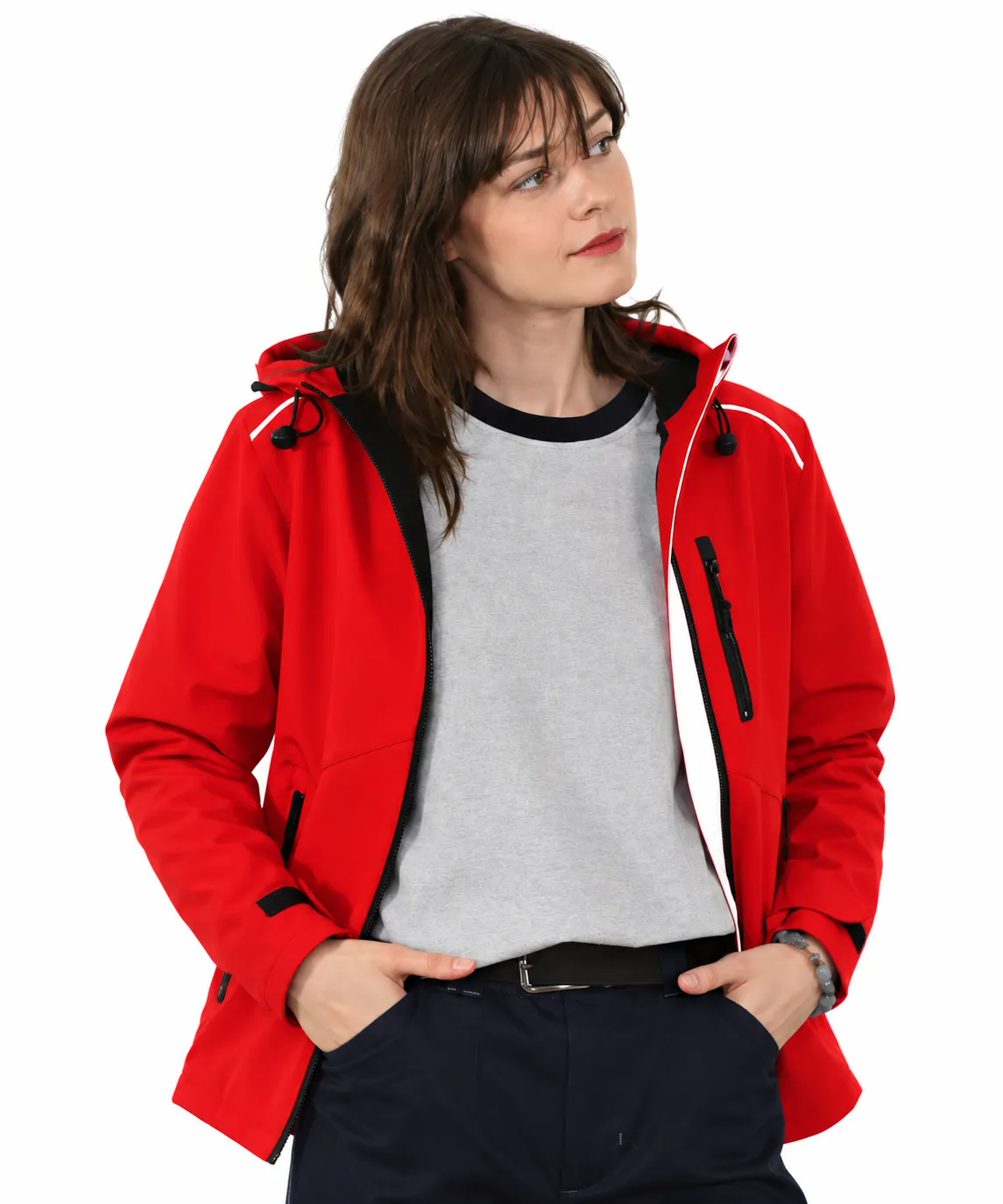 SOFTSHELL KAPÜŞONLU 2+1 MONT