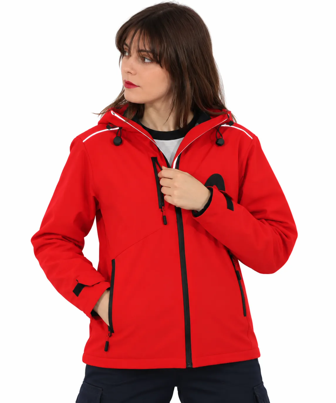 SOFTSHELL KAPÜŞONLU 2+1 MONT