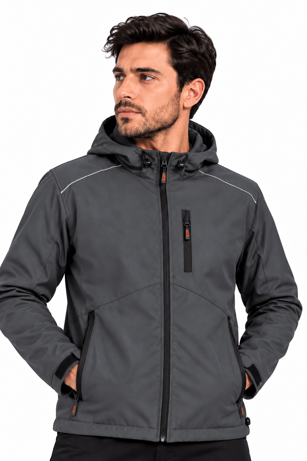 SOFTSHELL KAPÜŞONLU 2+1 MONT