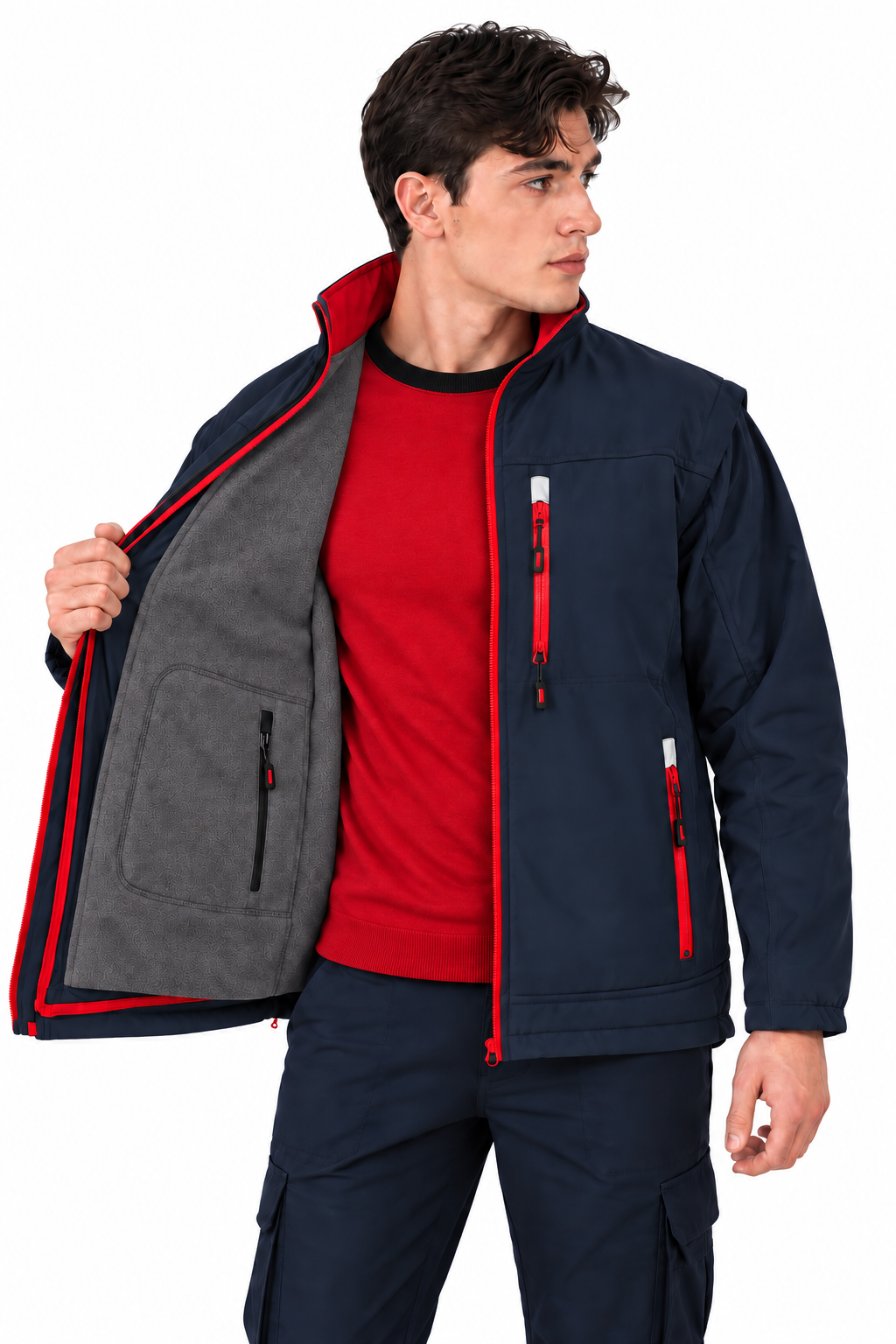 SOFTSHELL MONT - ÇIKMA KOL 2+1