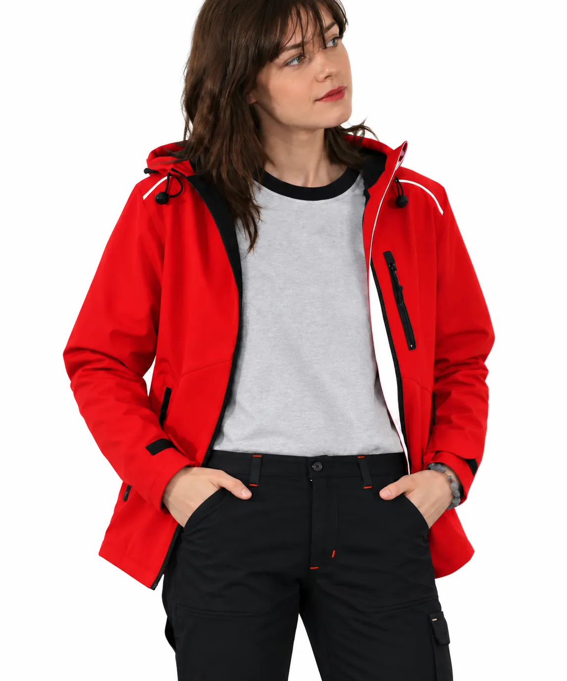 SOFTSHELL KAPÜŞONLU 2+1 MONT