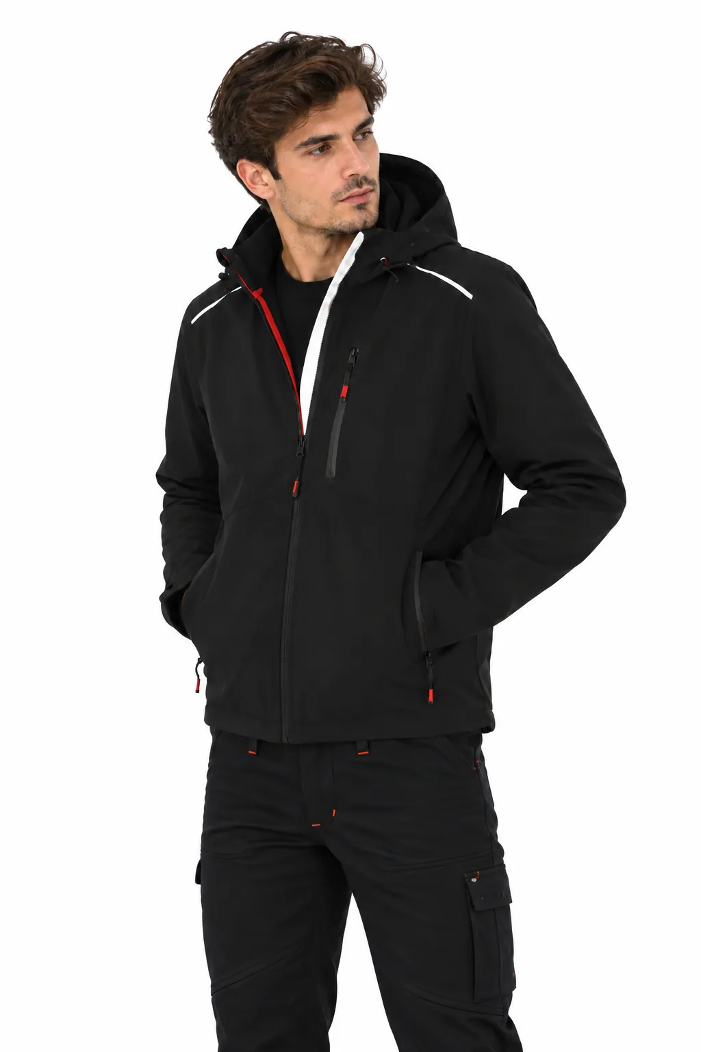 SOFTSHELL KAPÜŞONLU 2+1 MONT